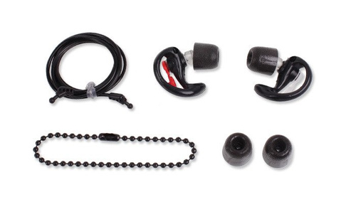 SureFire - Zatyczki do uszu EarPro EP7 Sonic Defenders Ultra - Czarny - EP7-BK-MPR