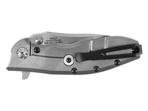 Zero Tolerance - Nóż składany ZT Hinderer 0562CF - CPM 20CV - Czarny - 0562CF