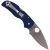 Spyderco - Nóż składany EDC Native 5 - Leaf-Shaped - FRN - CPM S110V - Dark Blue - C41DBL5