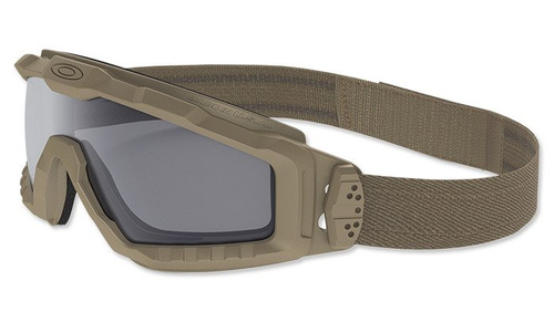 Oakley - Gogle balistyczne SI Ballistic Alpha Halo Goggle Terrain Tan - Grey - OO7065-03