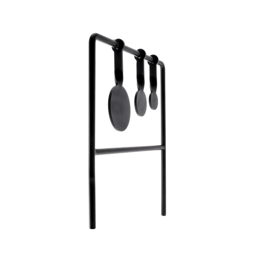 RazorGun - Cel wiatrówkowy Spinner - 3 cele - Metal - Czarny - 104490