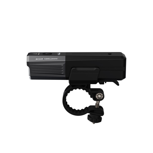Fenix - Lampa rowerowa przednia LED BC22R - 1400 lm - USB-C - Czarna - BC22R.11111