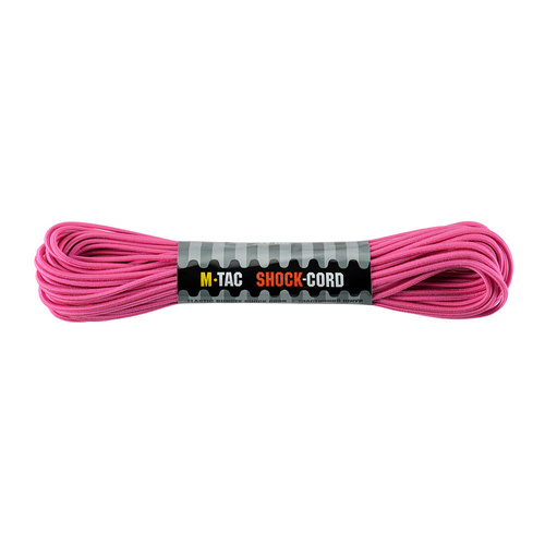 M-Tac - Elastyczna linka paracord Shock-Cord - 15 m - Neon Pink - 10280171
