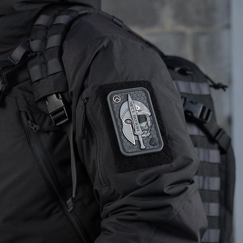 M-Tac - Naszywka Morale Patch - Molon Labe Ace 3D PVC - Szary - 51127011