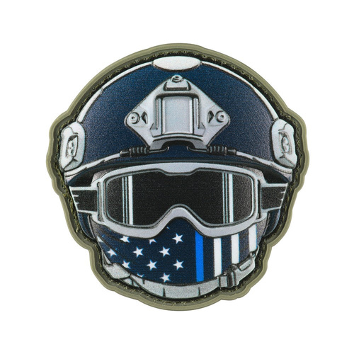 M-Tac - Naszywka Emoji USA Man №2 - PVC 3D - Niebieski - 51354002