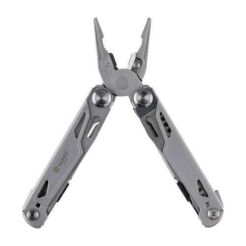 Multitool Ganzo G303 z zestawem bitów - 14 narzędzi - Srebrny - G303