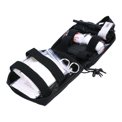 TF-2215 - Apteczka taktyczna zrywana na rzep z montażem MOLLE - Duża - Coyote - 359555