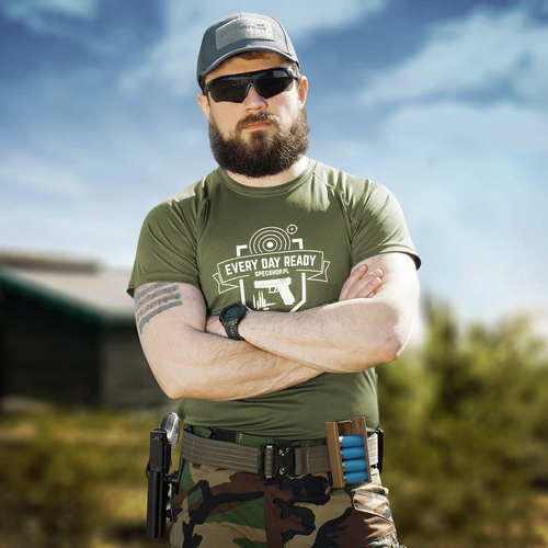 SpecShop.pl - Koszulka termoaktywna Shooting - Tactical Green