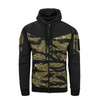 Helikon - Rozpinana bluza Rogue Hoodie Fullzip - RipStop - Czarny/Desert Night Camo - BL-RHF-PO-010LA