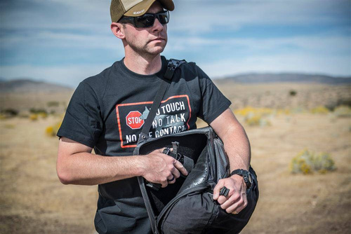 Helikon - Kabura do pistoletu Inverted Pistol Holder Insert - Niebieski melanż - IN-PIH-NL-M2