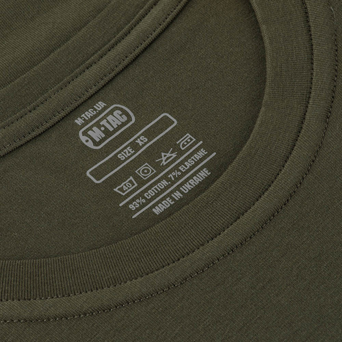 M-Tac - Koszulka T-Shirt 93/7 - Bawełna/Elastan - Ranger Green - 80013023