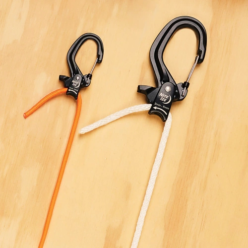 Nite Ize - Klamra CamJam z karabińczykiem SlideLock - Aluminium - Mały - Czarna - CJSLS-01-R3