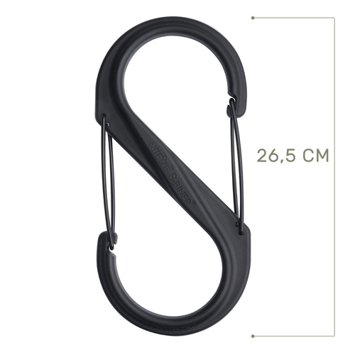Nite Ize - Karabińczyk S-Biner #10 Plastic Black Gate - Czarny - SBP10-03