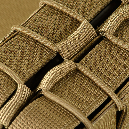 M-Tac - Otwarta ładownica na magazynki AK/AR - Podwójna - Laser Cut - Cordura - Coyote - 10191023