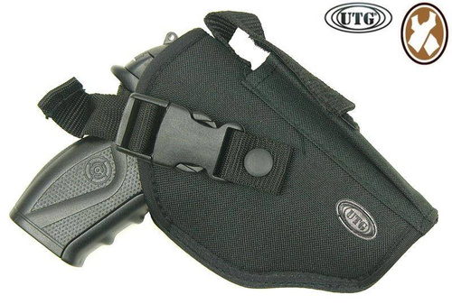 Leapers - Kabura uniwersalna na pas Commando Belt Holster -  Prawa - Czarna - PVC-H270B