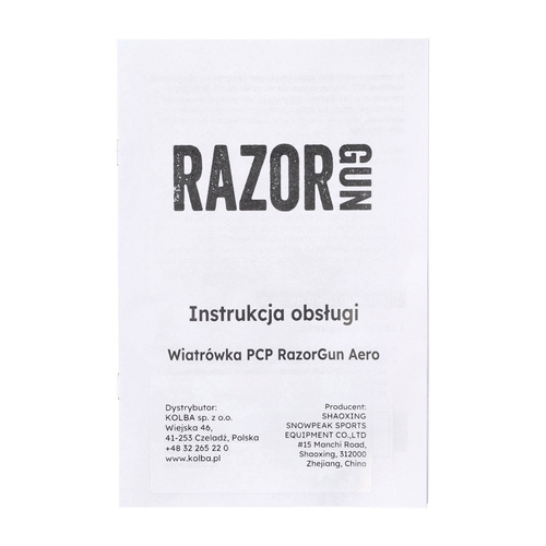 RazorGun - Wiatrówka PCP Aero - 5,5 mm - Drewno - Brązowa - PR900GEN2 5,5