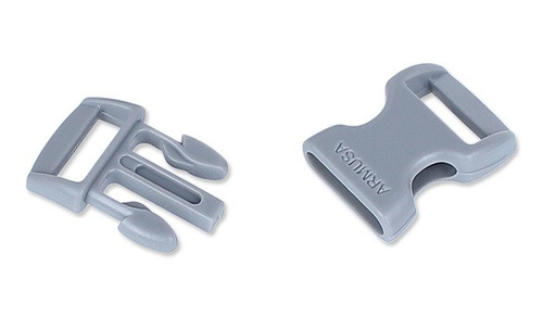 Atwood Rope MFG - Klamra do bransoletki surwiwalowej - Szary