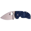 Spyderco - Nóż składany EDC Native 5 - Leaf-Shaped - FRN - CPM S110V - Dark Blue - C41DBL5
