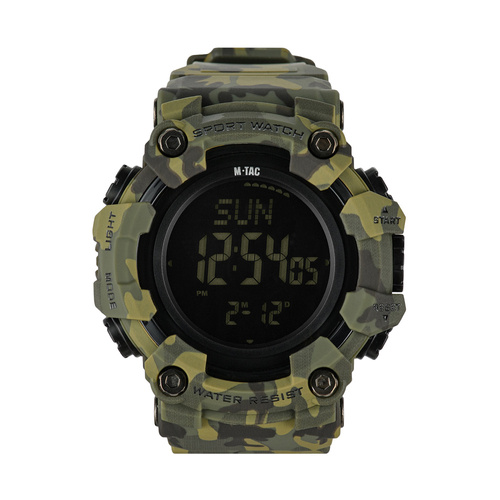 M-Tac - Zegarek taktyczny 2037 - LED - 5 ATM - Camo - 50007030