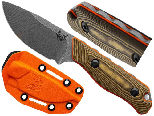 Benchmade - Nóż myśliwski 15017-1 Hunt - CPM S90V - Brązowy - 15017-1