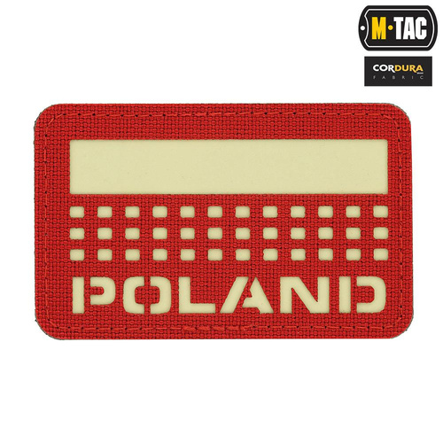 M-Tac - Naszywka Flaga - Poland 50х80 - Laser Cut Czerwono/Biała - 51006233