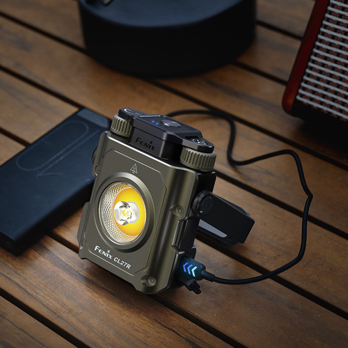 Fenix - Latarka kempingowa CL27R z akumulatorem 5000 mAh - 1600 lm - Niebieska - CL27R glacier blue