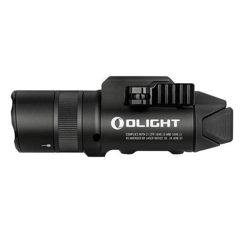 Olight - Latarka taktyczna LED na broń z celownikiem laserowym BALDR Pro R - 1350 lumenów - Zielony laser - Czarna