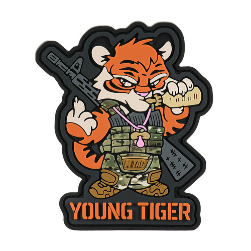 M-Tac - Naszywka Young Tiger - PVC - Pomarańczowa - 51506002