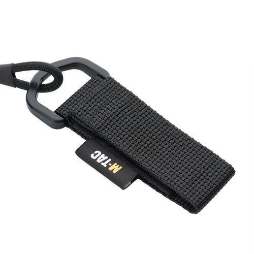 M-Tac - Smycz do broni z D-ringiem - Czarna - MTC-SSWDR-BK