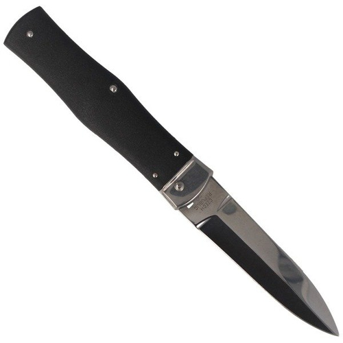 Mikov - Nóż sprężynowy Predator z klipsem - Czarny - 241-NH-1/N BK