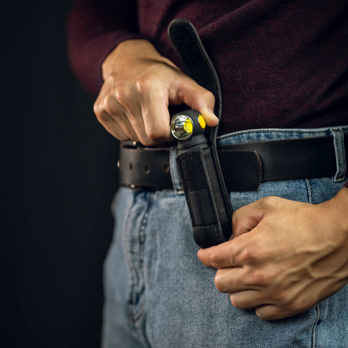 Armytek - Latarka czołowa Wizard C2 Pro Max LR - Ładowarka magnetyczna - 4150 lm - 21700 - Czarny - F06702PC