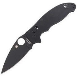Spyderco - Nóż składany Manix™ 2 G-10 Black / Black Blade - C101GPBBK2