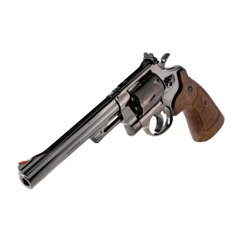 Umarex - Rewolwer wiatrówka Smith&Wesson M29 6,5" - 4,5 mm BB - Kabura ze skóry ekologicznej - 5.8384 + 3.1613