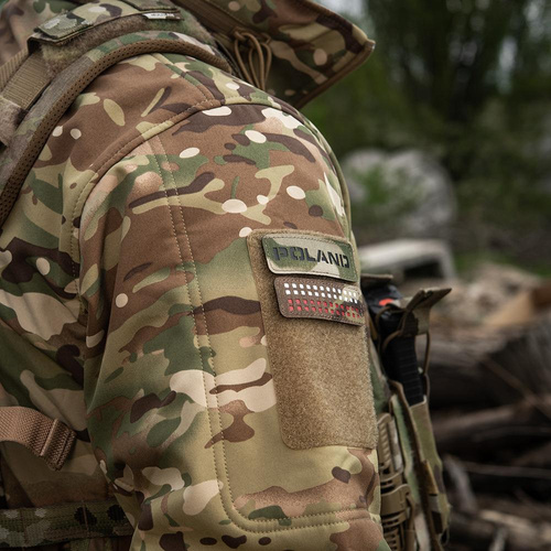 M-Tac - Naszywka Polska - Laser Cut - Multicam / Czarny - 51003108