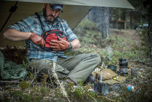 Helikon - Panel piersiowy Chest Pack Numbat® - Crimson Sky / Czarny - TB-NMB-CD-8301A