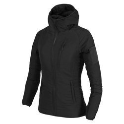 Helikon - Damska kurtka Women's Wolfhound Hoodie® - Czarna - KU-WWH-NL-01