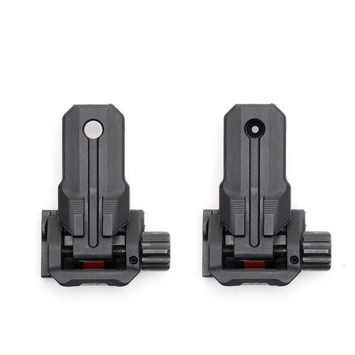 Strike Industries - Celownik przeziernikowy Strike Polymer Backup Sights - Składany - Picatinny - Czarny - SI-SPBUS