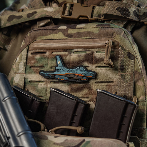 M-Tac - Naszywka Morale Patch 3D F-16 - PVC - Niebieski - 51538015