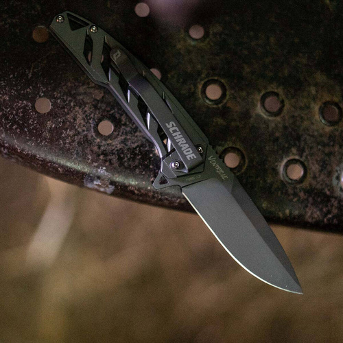 Schrade - Nóż składany Ventricle - Srebrny - 1159323