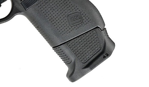Strike Industries - Stopka magazynka Enhanced Magazine Plate do Glock 43 - SI-EMP-G43-BK
