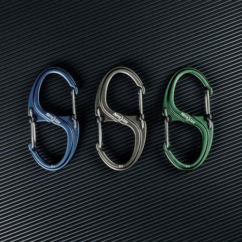 Nite Ize - Karabińczyk S-Biner XT SlideLock Dual Carabiner - Forest - LSBXT4-28-R3