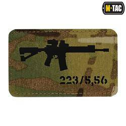 M-Tac - Naszywka AR-15 223/5,56 Laser Cut - Multicam/Czarny  - 51111802