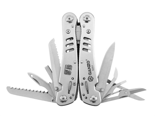 Multitool Ganzo G301 z zestawem bitów - 11 narzędzi - G301
