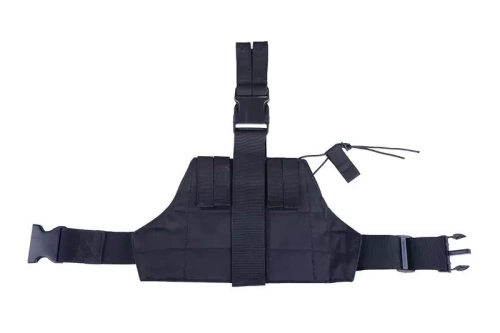 GFC Tactical - Panel udowy - MOLLE - Nylon - Czarny - GFT-19-009687