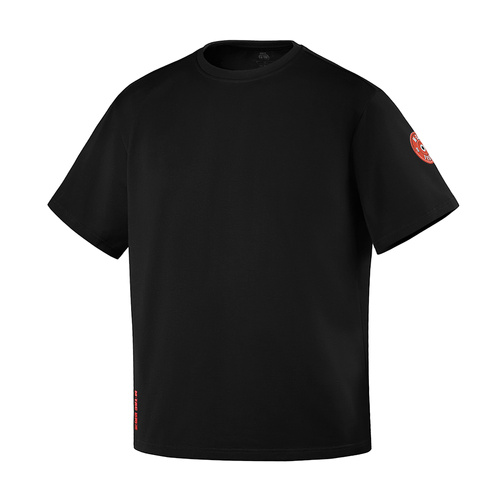 M-Tac - Koszulka Train Hard Oversized Cotton - Czarna - 80162002