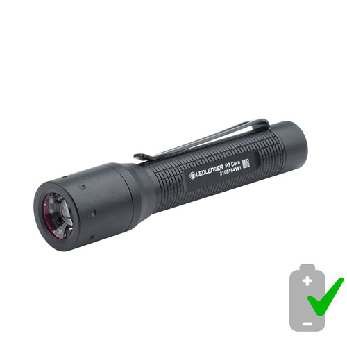 Ledlenser - Latarka LED P3 Core - 90 lm - Z regulacją ostrości - Czarna - 502597