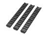 Leapers - Komplet szyn Picatinny/Weaver Deluxe - 3 sztuki - Aluminium lotnicze - MNT-P505