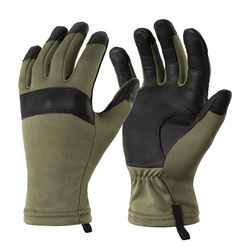 Helikon - Rękawice taktyczne Patrol - Poliester - Skóra - Oliwkowy - RK-GPL-RP-02