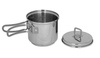 Esbit - Kuchenka turystyczna z garnkiem Solid Fuel Cookset - Stal nierdzewna - 585 ml - CS585ST