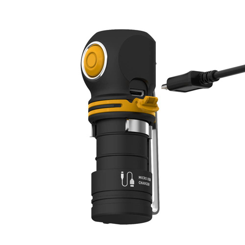 Armytek - Latarka akumulatorowa / czołówka Elf C1 - Białe światło - 1000 lm - F05003PC